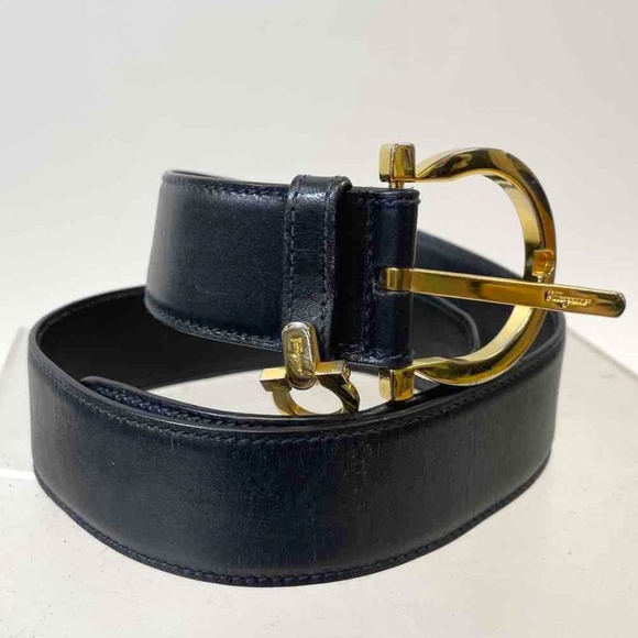 Salvatore Ferragamo Unisex Black Belt